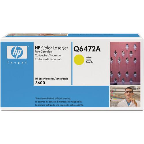 HP Color LaserJet 502A Yellow Print Cartridge Q6472A, HP, Color, LaserJet, 502A, Yellow, Print, Cartridge, Q6472A,