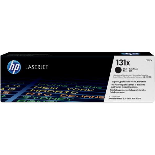 HP HP 131X High-Capacity Black LaserJet Toner Cartridge CF210X, HP, HP, 131X, High-Capacity, Black, LaserJet, Toner, Cartridge, CF210X