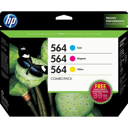 HP  HP 564 Ink Combo Creative Pack B3B33FN#140, HP, HP, 564, Ink, Combo, Creative, Pack, B3B33FN#140, Video