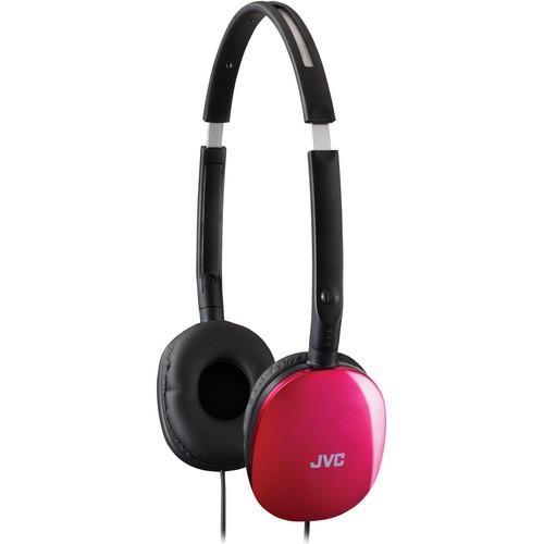 JVC HA-S160 FLATS On-Ear Stereo Headphones (Pink) HAS160P