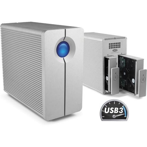 LaCie 6TB 2big Quadra USB 3.0 2-Bay RAID Array 9000354