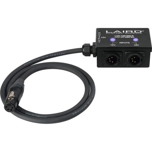 Laird Digital Cinema 12 V Twin Input 4-Pin XLR Power LDC-HS12XLR