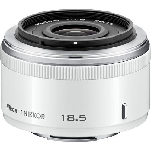 Nikon  1 NIKKOR 18.5mm f/1.8 Lens (White) 3324, Nikon, 1, NIKKOR, 18.5mm, f/1.8, Lens, White, 3324, Video