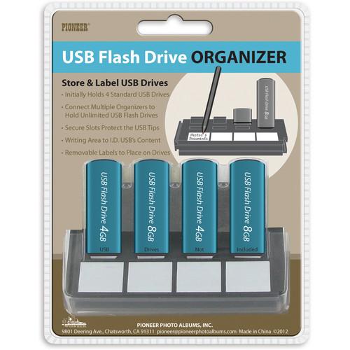Pioneer Photo Albums USB Flash Drive Organizer USB-4, Pioneer, Albums, USB, Flash, Drive, Organizer, USB-4,