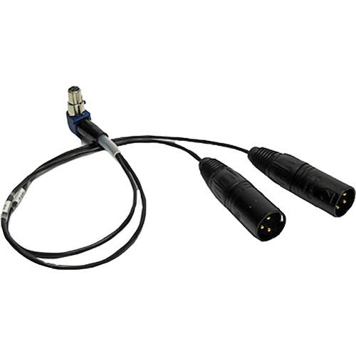 PSC Right Angle TA5F to 2 Full Size 3-Pin Male XLR FPSC1002