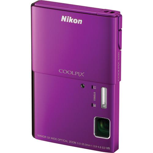 Used Nikon CoolPix S100 Digital Camera (Purple) 26283B, Used, Nikon, CoolPix, S100, Digital, Camera, Purple, 26283B,