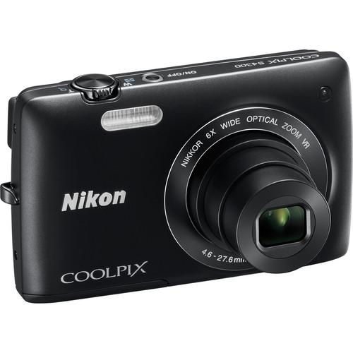 Used Nikon Coolpix S4300 Digital Camera (Black) 26305B