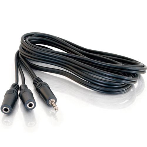 C2G 3.5mm Stereo Male to 2 3.5mm Stereo Female Y-Cable 40427