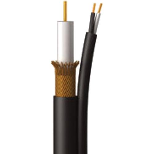 C2G Siamese RG59/U Coax   18/2 Power Cable (1000', Black) 43115