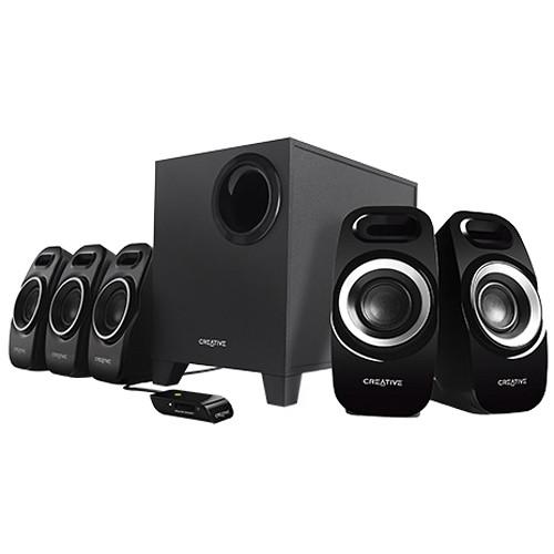 Creative Labs Inspire T6300 5.1 Speaker System 51MF4115AA002, Creative, Labs, Inspire, T6300, 5.1, Speaker, System, 51MF4115AA002,