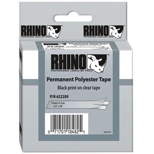 Dymo Clear Permanent Poly Labels (1/2