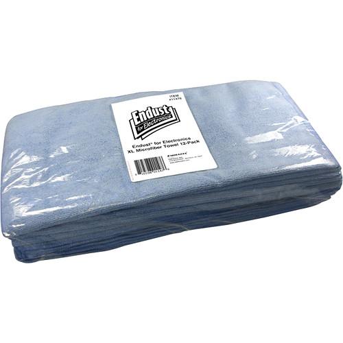 Endust Industrial-Quality Microfiber Towels (XL, 12-Pack)