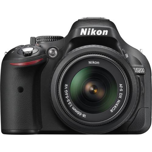 Nikon D5200 DSLR Camera with 18-55mm Lens (Black) 1503, Nikon, D5200, DSLR, Camera, with, 18-55mm, Lens, Black, 1503,