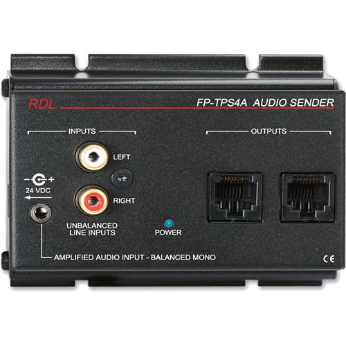 RDL  Format-A Two-Pair Audio Sender FP-TPS4A, RDL, Format-A, Two-Pair, Audio, Sender, FP-TPS4A, Video