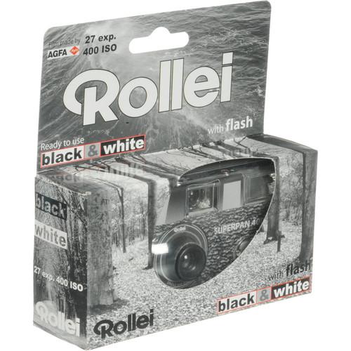 Rollei Retro 400 Single Use Black and White 35mm Camera 7066384