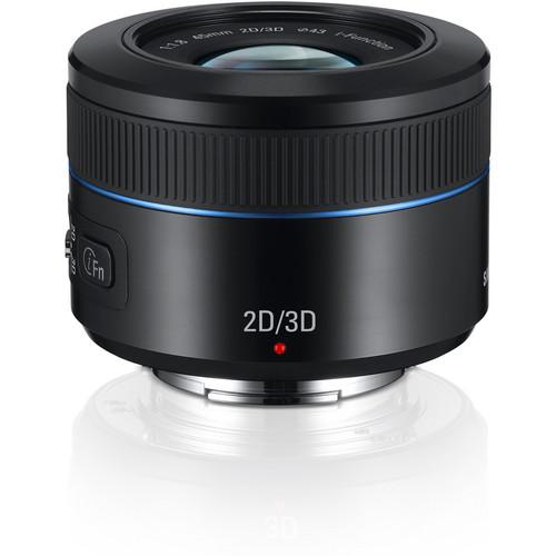 Samsung 45mm f/1.8 [T6] 2D/3D Lens (Black) EX-S45ADB/US, Samsung, 45mm, f/1.8, T6, 2D/3D, Lens, Black, EX-S45ADB/US,