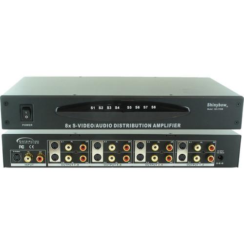 Shinybow SB-3709MRM 1 x 8 S-Video & Audio SB-3709MRM