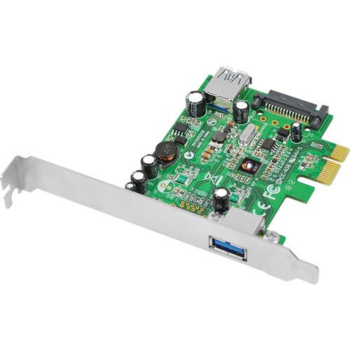 SIIG Dual Profile 2-Port USB 3.0 PCIe i/e Adapter JU-P20712-S1