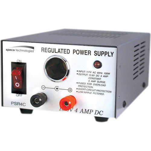 Speco Technologies PSR-4C 12V Power Supply with Cigarette PSR-4C