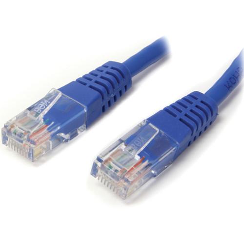 StarTech 6' Cat5e UTP Molded Patch Cable (Blue) M45PATCH6BL, StarTech, 6', Cat5e, UTP, Molded, Patch, Cable, Blue, M45PATCH6BL,