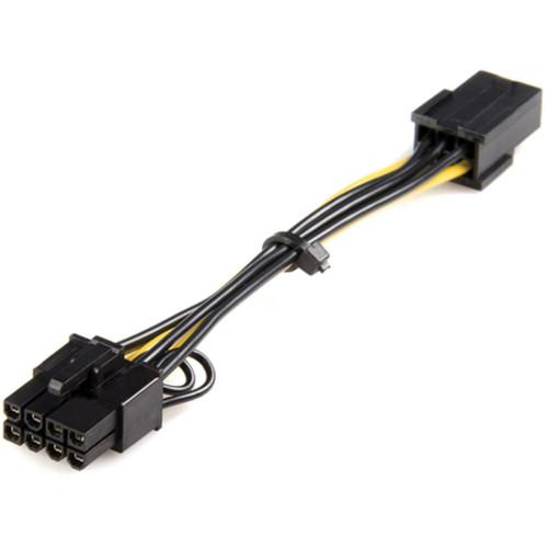 StarTech 6-pin to 8-pin PCIe Power Adapter Cable PCIEX68ADAP, StarTech, 6-pin, to, 8-pin, PCIe, Power, Adapter, Cable, PCIEX68ADAP,