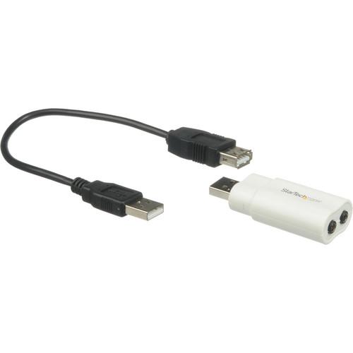 StarTech USB To Stereo Audio Adapter Converter ICUSBAUDIO