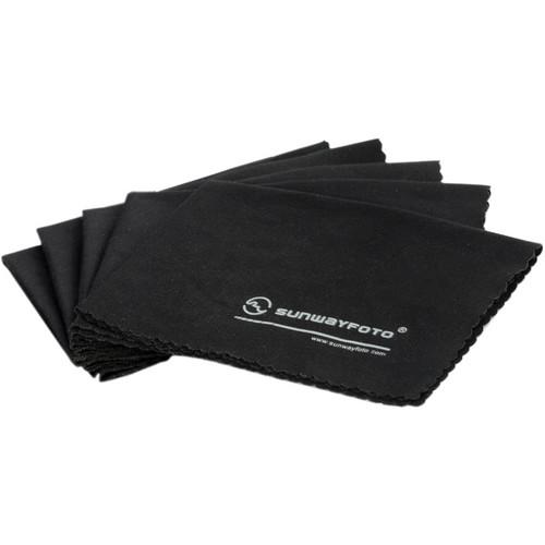 Sunwayfoto Lens Cleaning Cloths (5-Pack, Black) CLOTH5