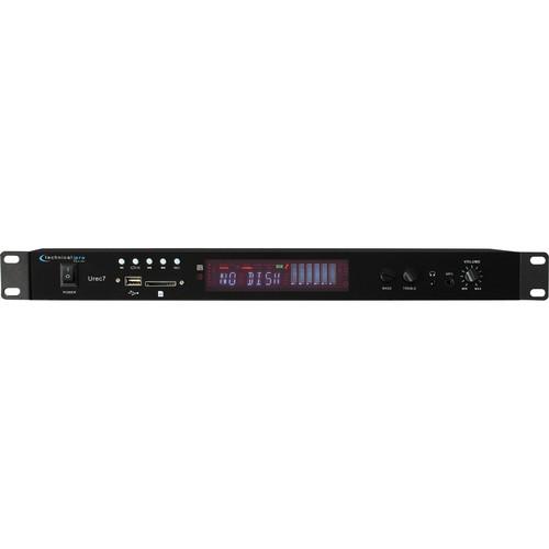 Technical Pro UREC7 Professional Rack Mountable USB/SD UREC7