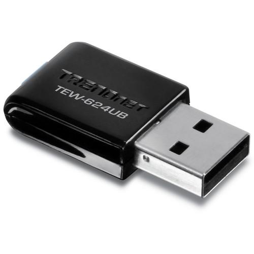 TRENDnet N300 Mini Wireless N USB Adapter TEW-624UB