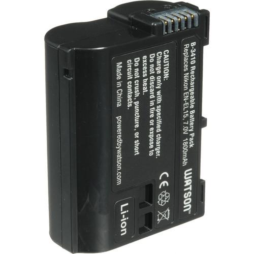 Watson EN-EL15 Lithium-Ion Battery Pack (7.0V, 2000mAh) B-3410