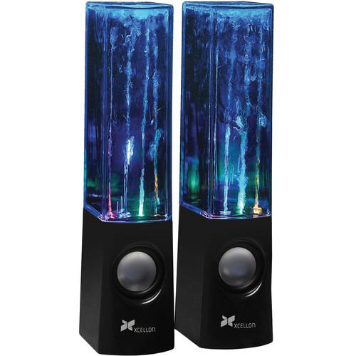 Xcellon Dancing Water Speakers - Four LEDs (Black) DWS-100B, Xcellon, Dancing, Water, Speakers, Four, LEDs, Black, DWS-100B,