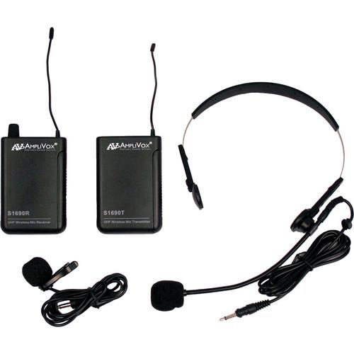 AmpliVox Sound Systems S1601 Lapel and Headset Microphone S1601, AmpliVox, Sound, Systems, S1601, Lapel, Headset, Microphone, S1601