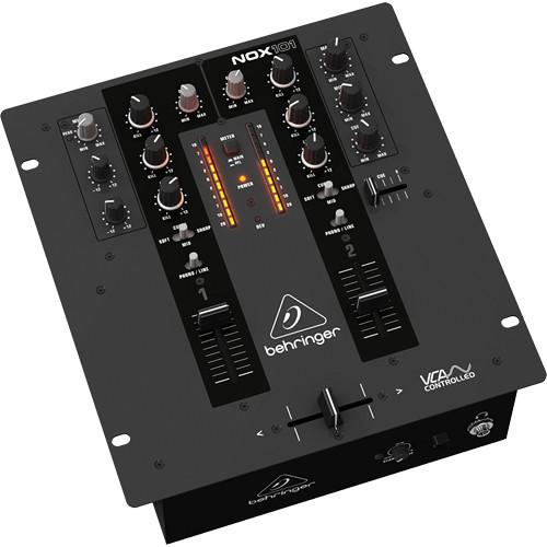 Behringer NOX101 2-Channel Pro DJ Mixer with Full VCA NOX101