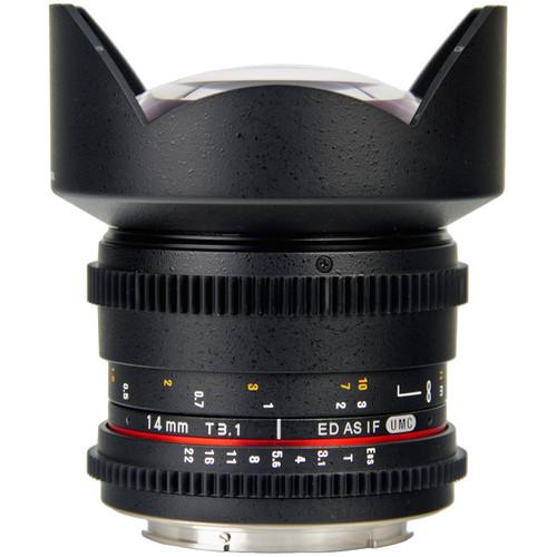 Bower 14mm T3.1 Super Wide-Angle Cine Lens For Sony SLY14VDS