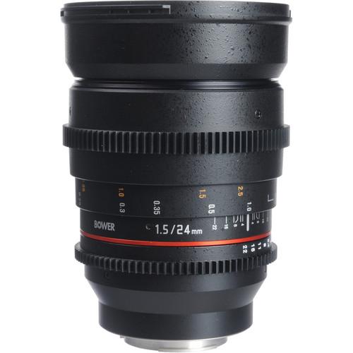 Bower 24mm T1.5 Ultra-Fast Wide-Angle Cine Lens SLY24VDNX