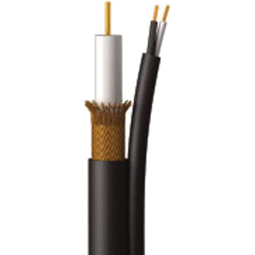 C2G Siamese RG59/U Coax   18/2 Power Cable (250', Black) 43113