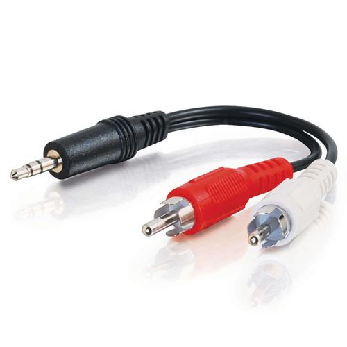 C2G Value Series 3.5mm Stereo Male to 2 RCA Stereo Male 39942, C2G, Value, Series, 3.5mm, Stereo, Male, to, 2, RCA, Stereo, Male, 39942