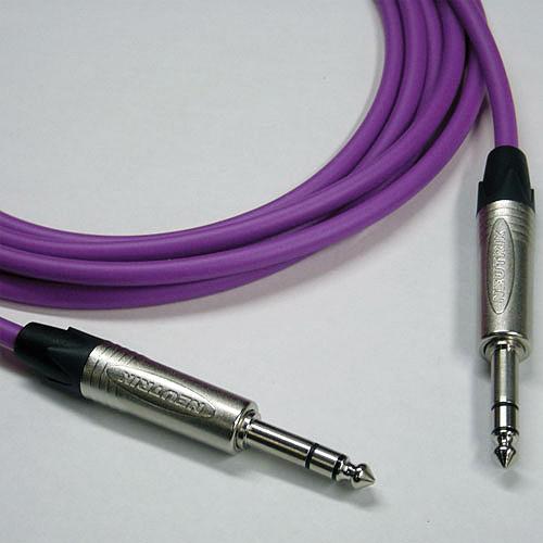 Canare Starquad TRSM-TRSM Cable (Purple, 10') CATRSM010PPL, Canare, Starquad, TRSM-TRSM, Cable, Purple, 10', CATRSM010PPL,