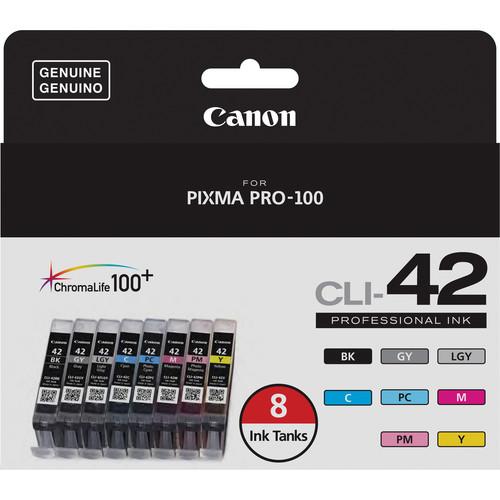 Canon  CLI-42 Eight-Color Ink Tank Pack 6384B007