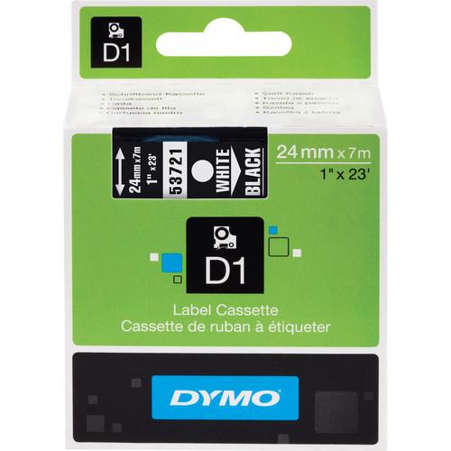 Dymo Standard D1 Tape (White on Black, 1.0