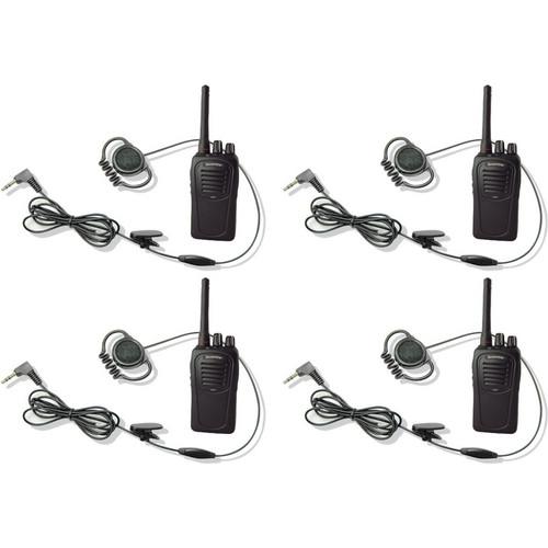 Eartec LOMC4000LL 4 SC-1000 Radios with Loop Lapel LOMC4000LL