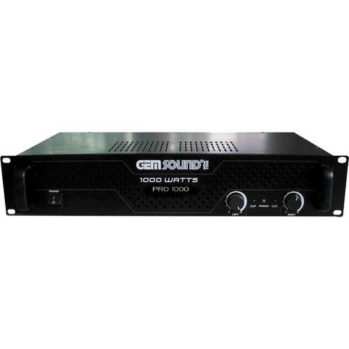 Gem Sound PRO1000 IPP 1000W Stereo Power Amplifier PRO1000