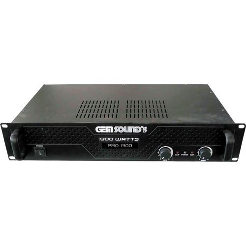 Gem Sound PRO1300 IPP 1300W Stereo Power Amplifier PRO1300