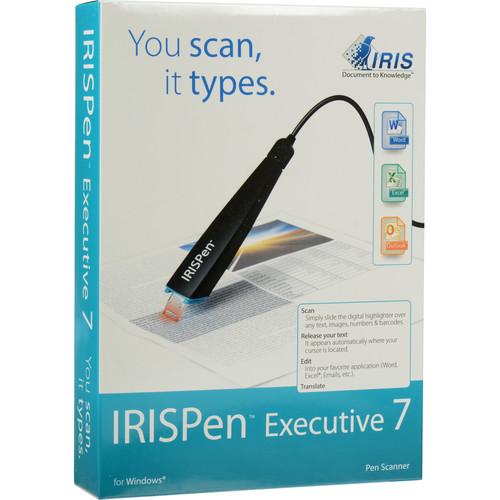 IRISPen Executive 7 Handheld Document Text Portable Mobile Pen Scanner USB Powered 