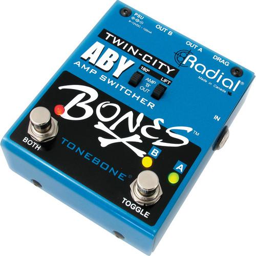 Radial Engineering Twin-City AB/Y Amp Switcher Pedal R800 7115, Radial, Engineering, Twin-City, AB/Y, Amp, Switcher, Pedal, R800, 7115