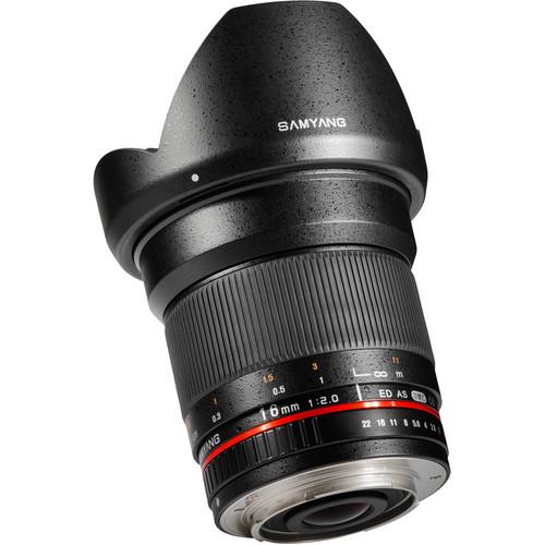 Samyang 16mm f/2.0 ED AS UMC CS Lens for Micro Four SY16M-M43