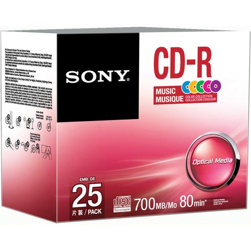 Sony CD-R Music Recordable Storage - 25 Discs 25CRM80XS