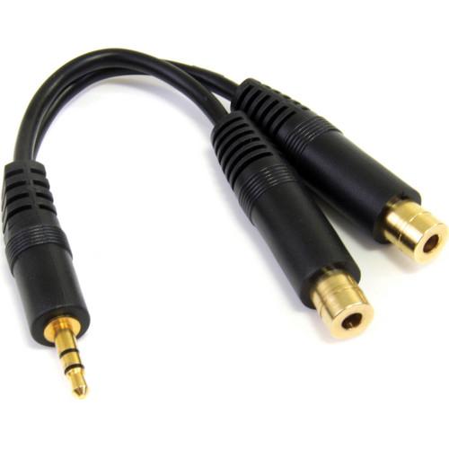 StarTech 3.5mm Male to 2x 3.5mm Female Stereo Splitter MUY1MFF