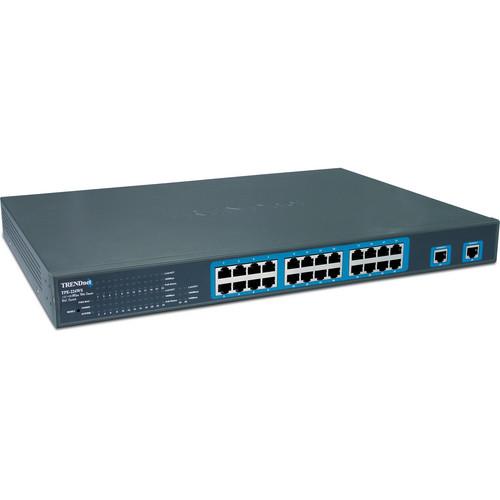 TRENDnet TPE-224WS 24-Port 10/100Mb/s Web Smart PoE TPE-224WS, TRENDnet, TPE-224WS, 24-Port, 10/100Mb/s, Web, Smart, PoE, TPE-224WS