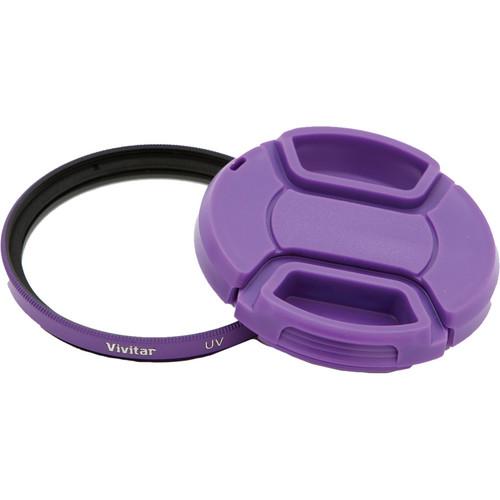 Vivitar 49mm UV Filter and Snap-On Lens Cap VIV-FKSC-49-PU, Vivitar, 49mm, UV, Filter, Snap-On, Lens, Cap, VIV-FKSC-49-PU,